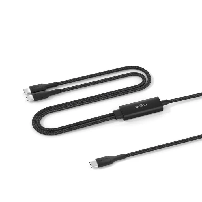 Belkin Boostcharge Pro 140W Dual USB-C kabel 1,5m - Svart