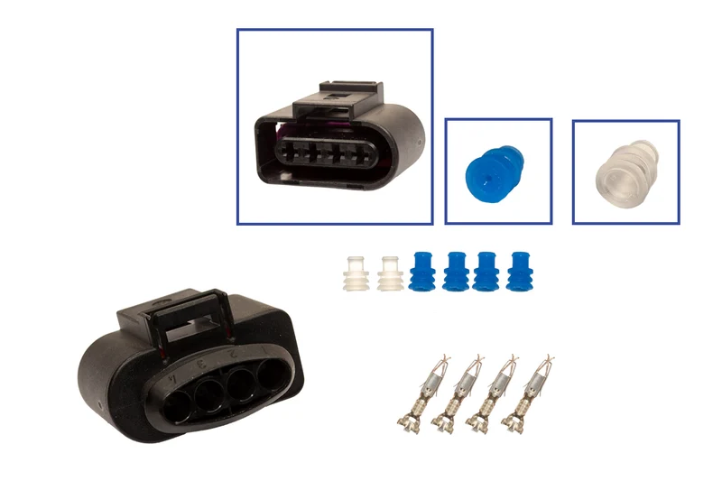 Repair kit connector 4 pin 1J0 973 724 plug housing for VW Audi Seat Skoda