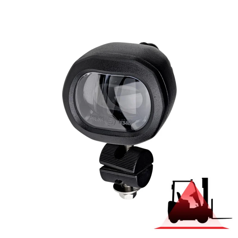 LAP LED gaffeltruck varningsljus - Röd kantlinje