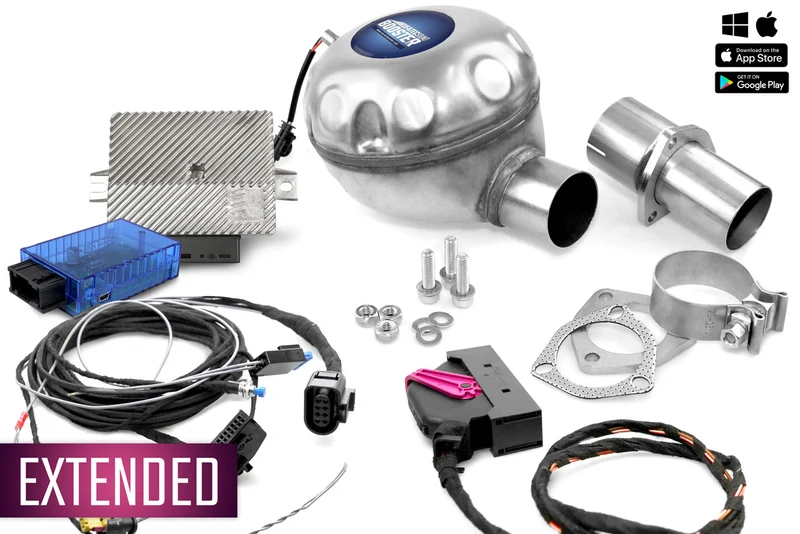 Universal complete kit Active Sound incl. Sound Booster - inside installation