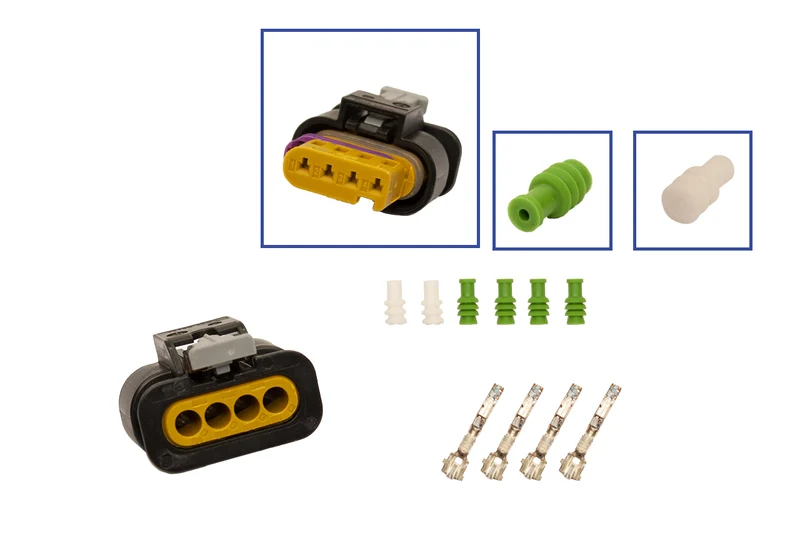 Repair kit connector 4 pin 4H0 973 704 C plug housing for VW Audi Seat Skoda