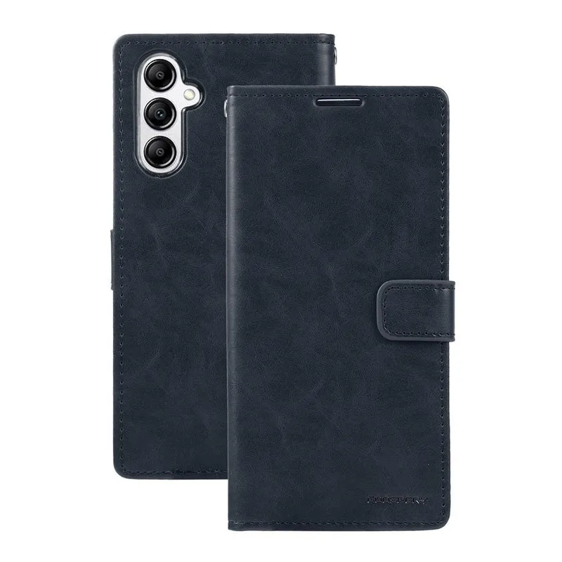 Goospery Bluemoon Diary for Samsung Galaxy A25 5G - Navy