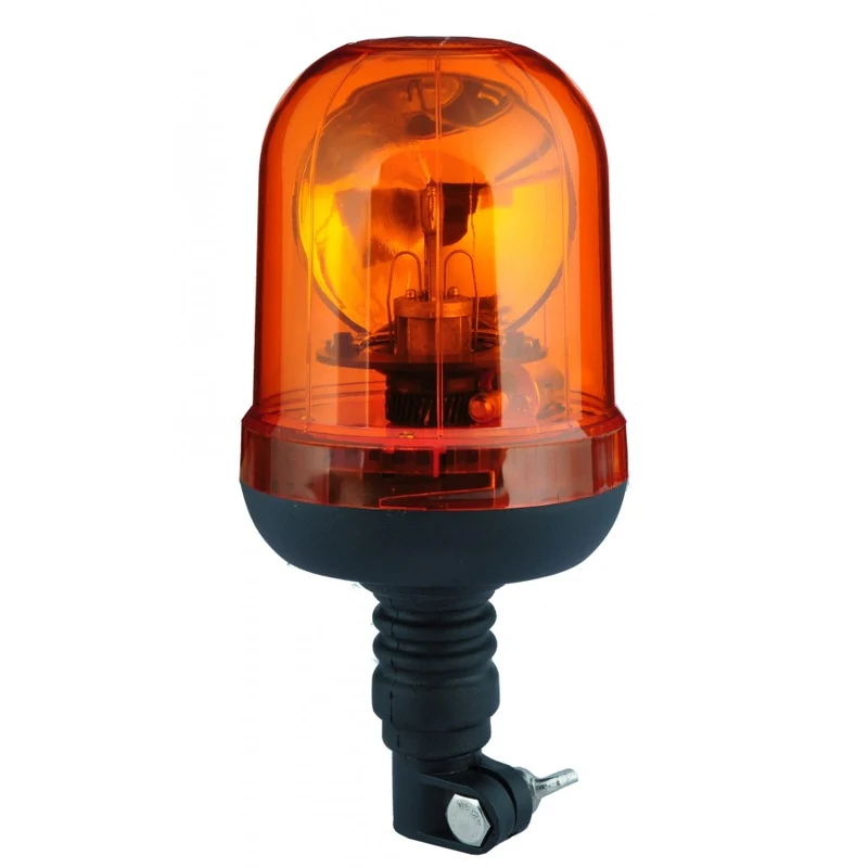 Roterande glödlampsljus Flexi-DIN-fäste 12/24V