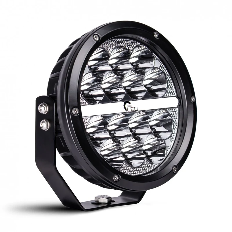 LED spotlights med positionsljusremsa / 7"