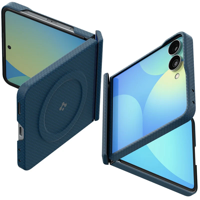 Spigen Galaxy Z Flip 8 Airskin Aramid (MagFit) Case (Navy)
