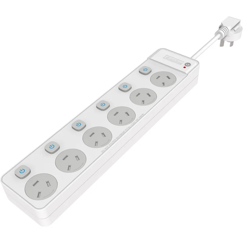 Energizer 6-Port Switched Surge Protection Powerboard