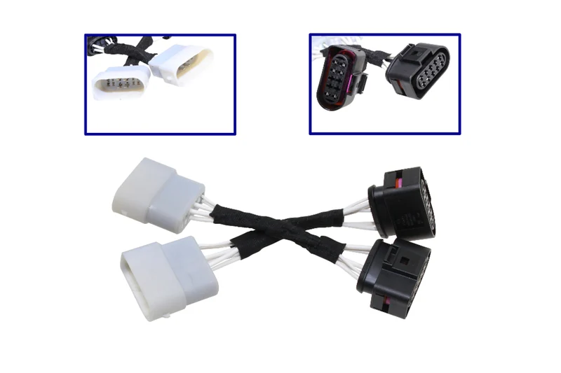 Adapter Halogen to Halogen 12-pin 10-pin Plug & Play for Audi TT 8N