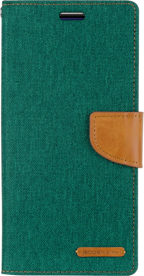 Goospery Canvas Diary For iPhone 7 Plus / iPhone 8 Plus - Green