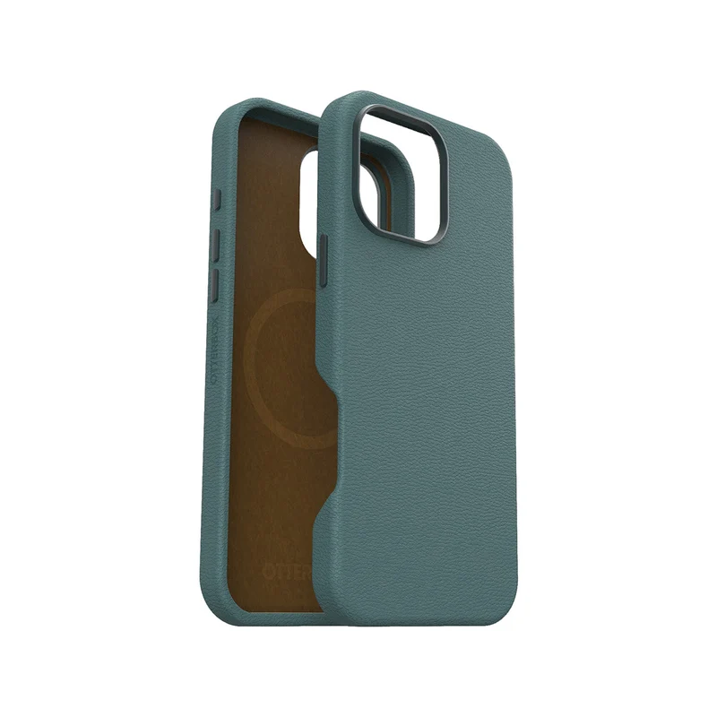 OtterBox Symmetry Cactus Leather iPhone 16 Pro Max Case (Green)