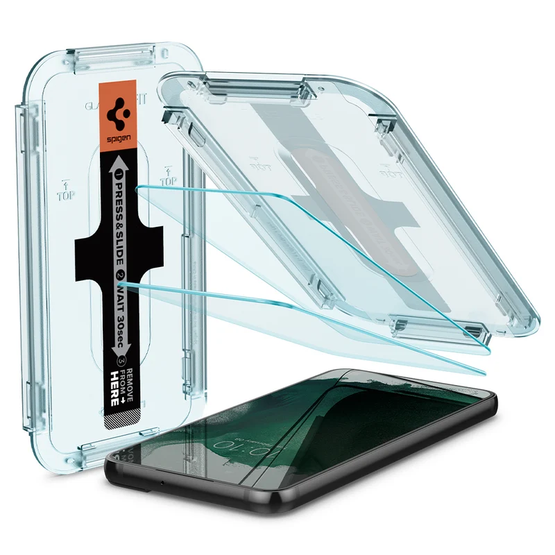 SPIGEN EZ Fit 2PCS Glass Screen Protector for Galaxy S22 Plus (Clear)