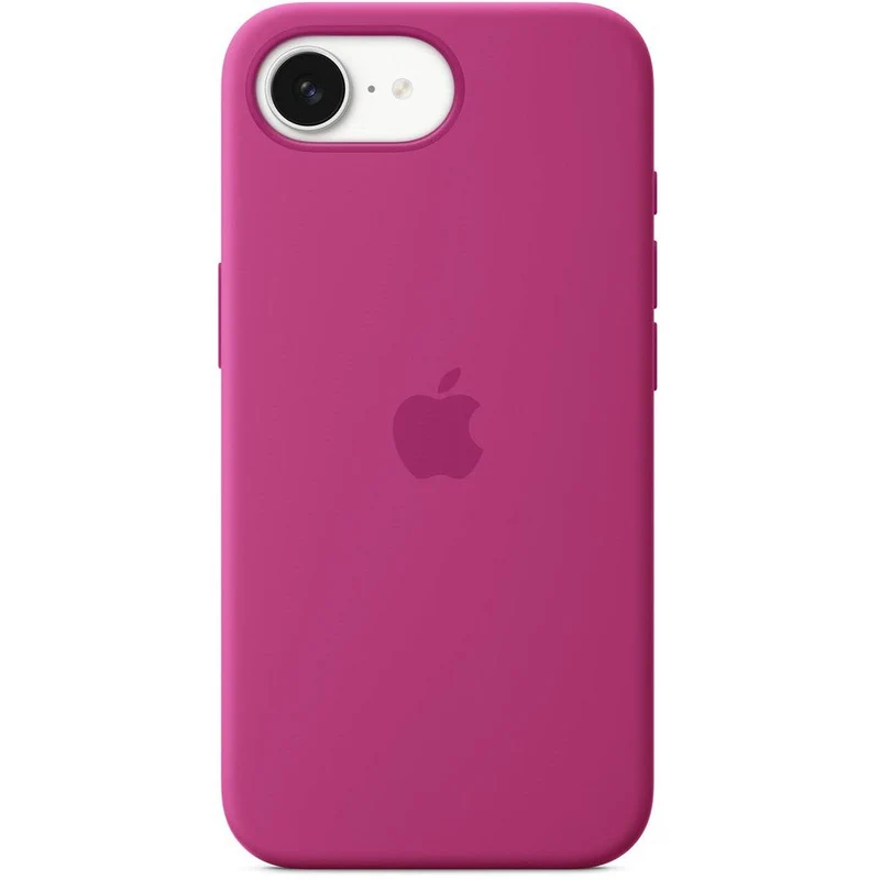 Apple iPhone 16e Silicone Case (Fuchsia)