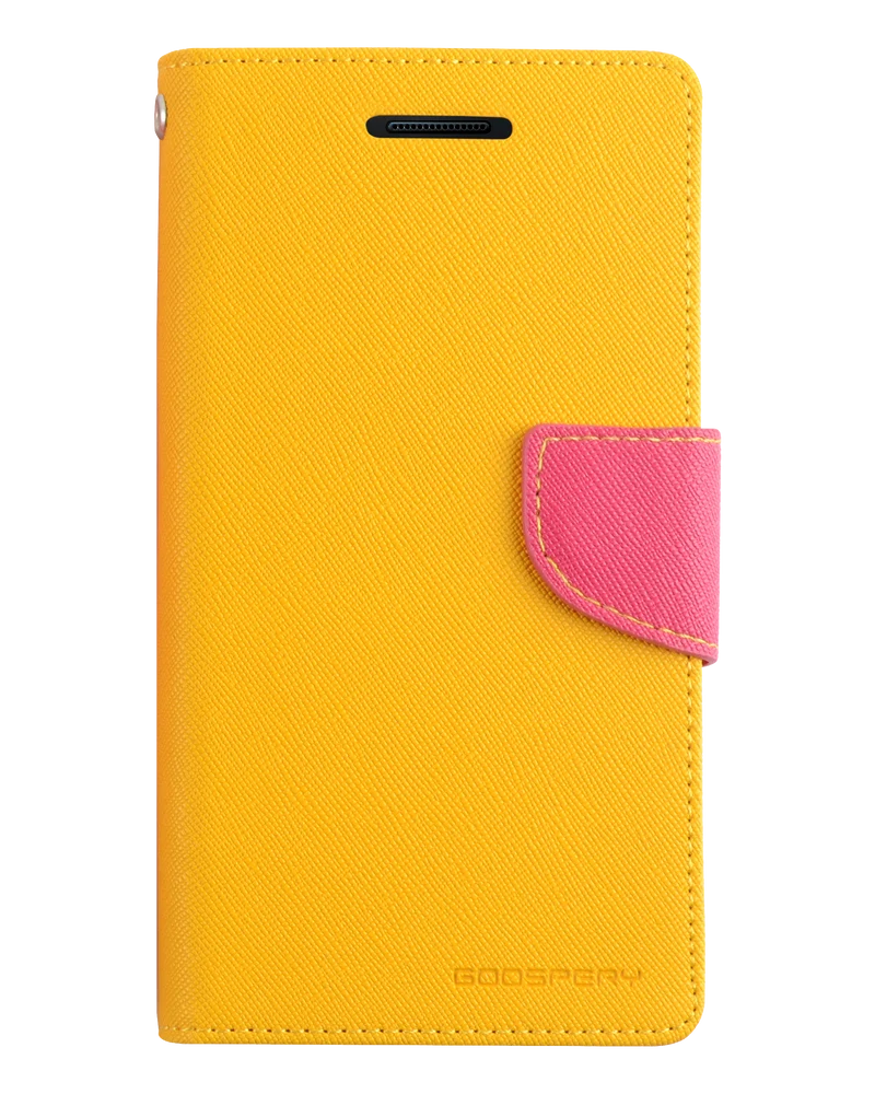 Fancy Diary Case for iPhone 13 Pro Max - yellow