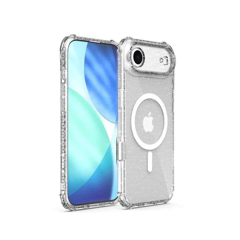 X.One [Mgsafe] Glitter Impact Protection Case iPhone 17 Air - Glitter Clear