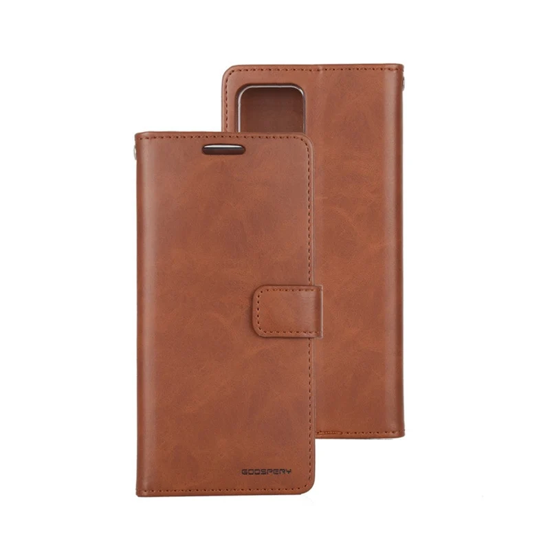 Goospery Bluemoon Diary case for iPhone 14 Plus (Brown)