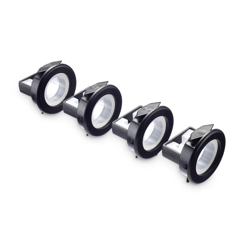 Set of parts (4 pieces) sensor holder for mounting in metal bumpers (0°)