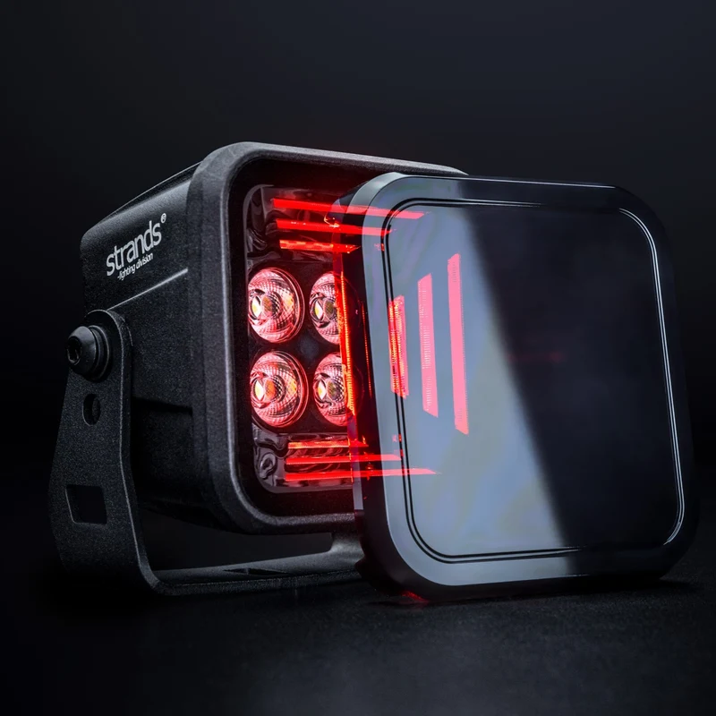 Strands Dark Knight Fortex Work Light / Red