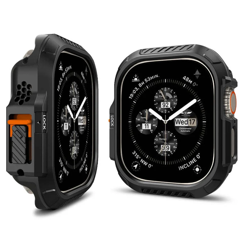 Spigen Apple Watch Ultra 4/3/2/1 49mm Lock Fit Case (Black)