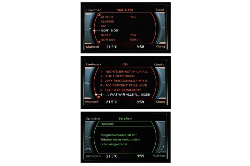 Radio Chorus Upgrade to Radio Concert, Symphonie for Audi A5 8T