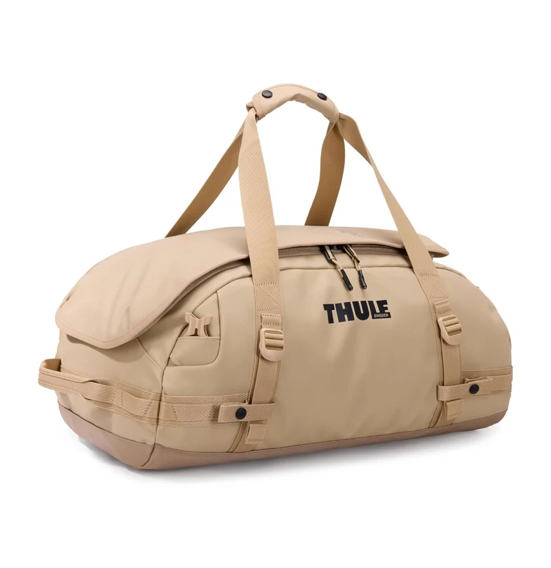 Thule Chasm 40L Duffel Bag Convertible Backpack Duffle in Gentle Biege