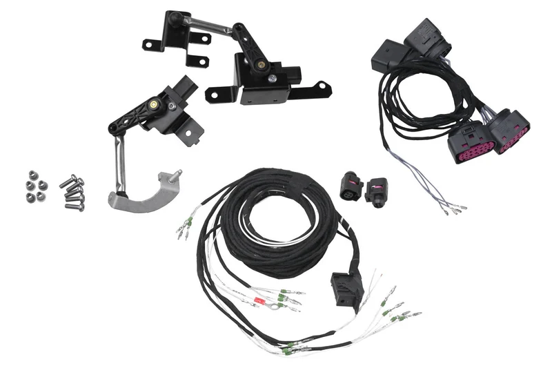 Auto-leveling headlights control retrofit for VW Bora before 08-2002