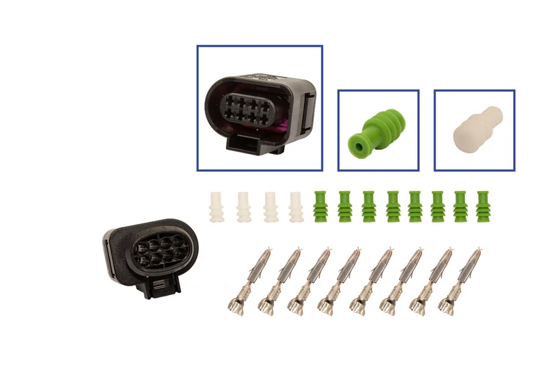 Repair kit connector 8 pin 1J0 973 714 plug housing for VW Audi Seat Skoda