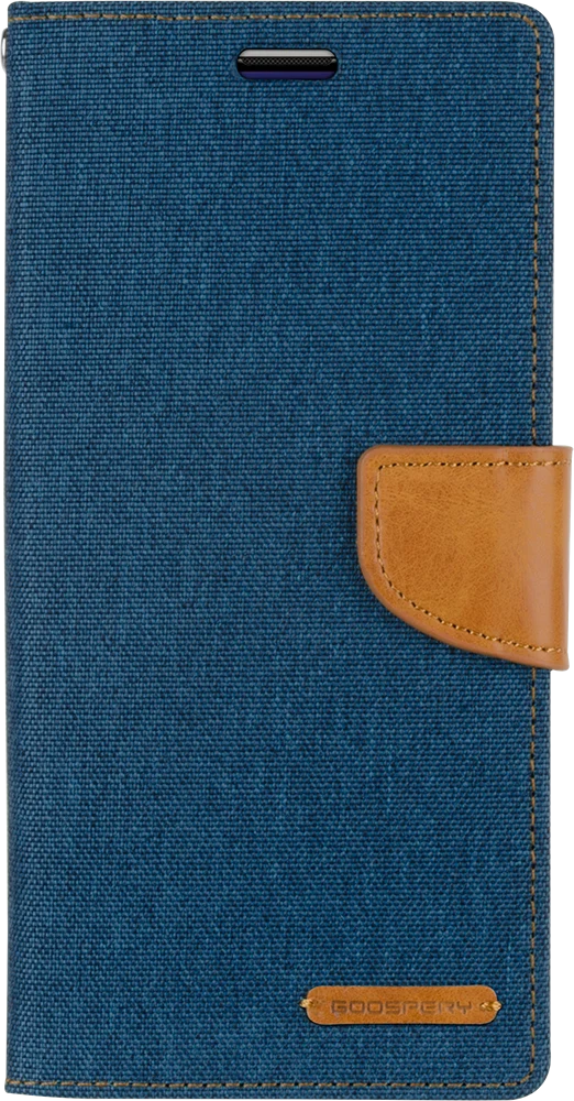 Goospery Canvas Diary For Galaxy A21S - Blue