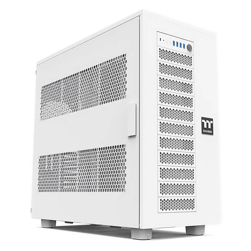 Thermaltake AX700 Super Tower XL-ATX Case - Snow (CA-11B-00F6NN-00)