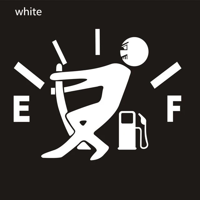 High Gas Consumption Car Stickers