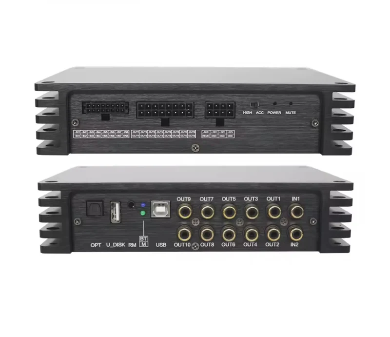 DS-M10 Car Audio 10 CH DSP Processor Bluetooth Amp Equalizer