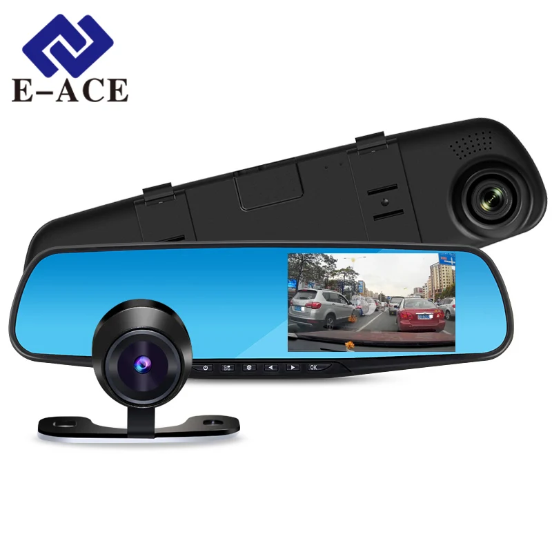 E-ACE Car DVR1080P - Dual Lens