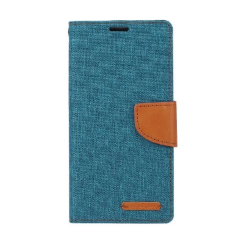 Goospery Canvas Diary case for iPhone 14 Plus - Green