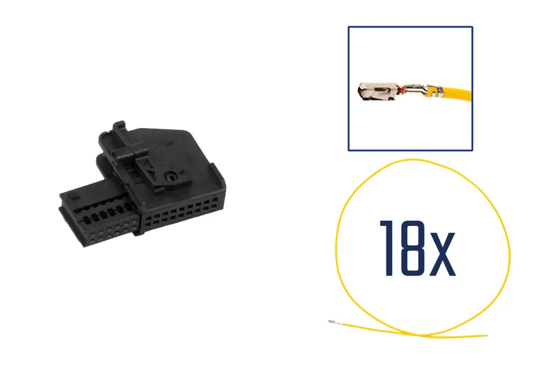 18 pin plug set