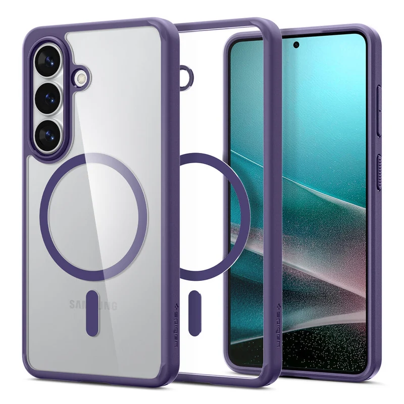 Spigen Galaxy S26 Plus Ultra Hybrid (MagFit) Case (Deep Purple)