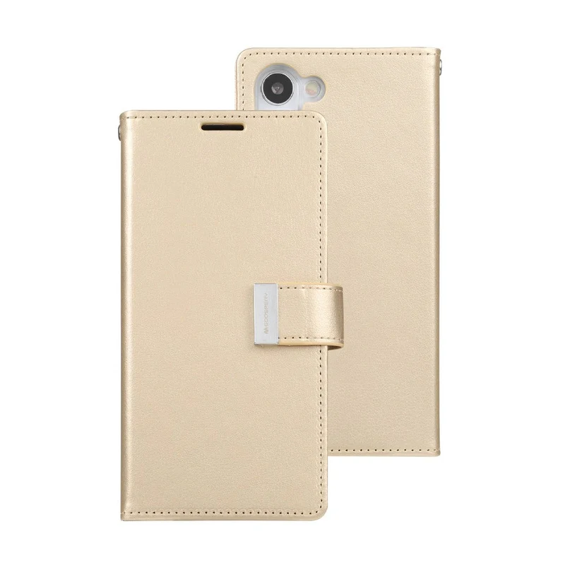 Goospery Rich Diary for Galaxy S23 Ultra - Gold
