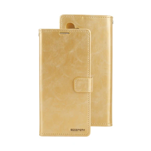 Goospery Bluemoon Diary for iPhone 17 Pro - Gold, Non-Magsafe