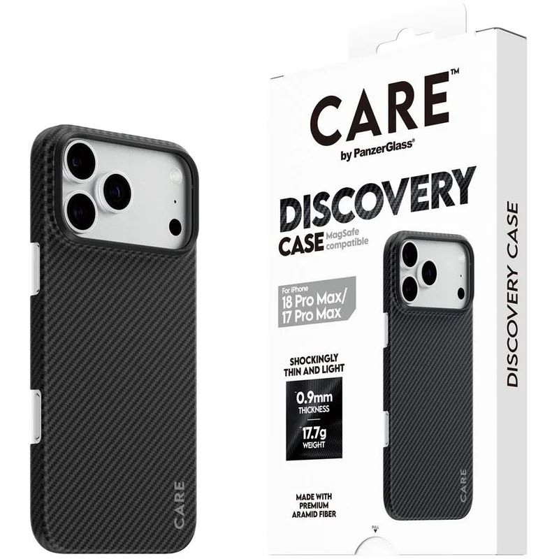CARE by PanzerGlass Discovery ARAMID Fibre MagSafe Case for iPhone 18 Pro Max/17 Pro Max