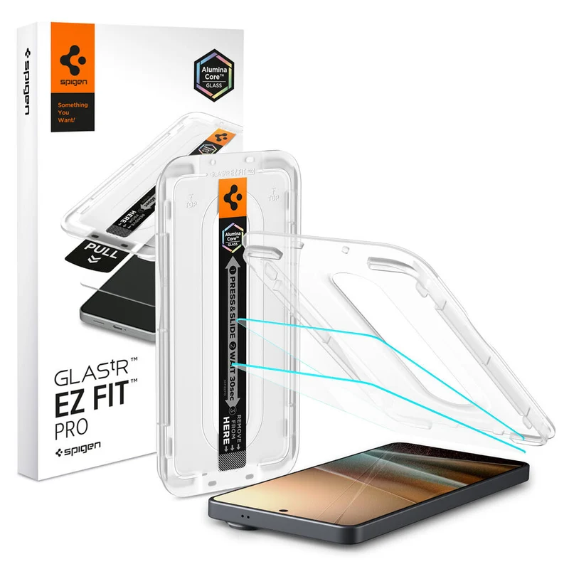 Spigen Galaxy S26 Ultra GLAS.tR EZ Fit Pro 2PCS Screen Protector (Clear)
