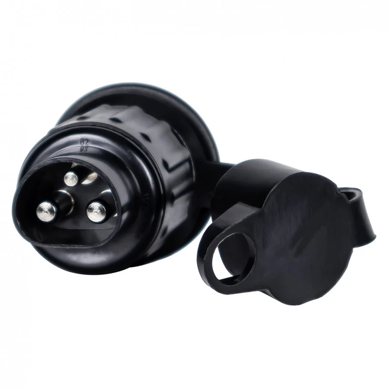 3-polig plastplugg 12/24v