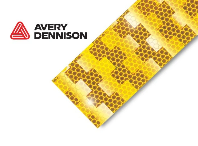 Avery Dennison Conspicuity Tape ECE 104 Godkänd, 50 m AMBER