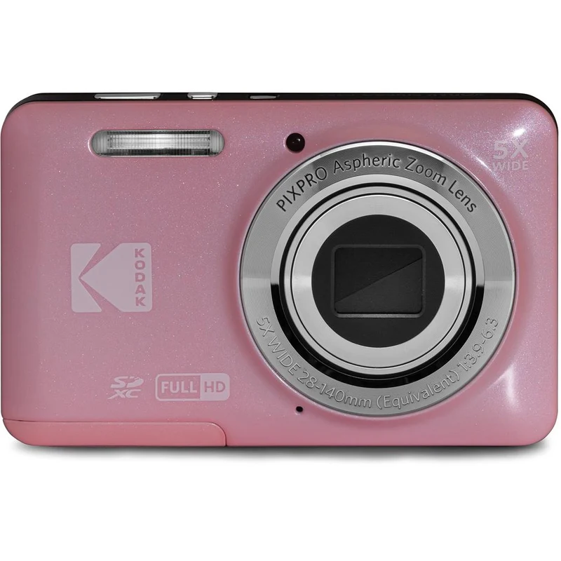 Kodak Pixpro FZ55 Digital Compact Camera (Pink)
