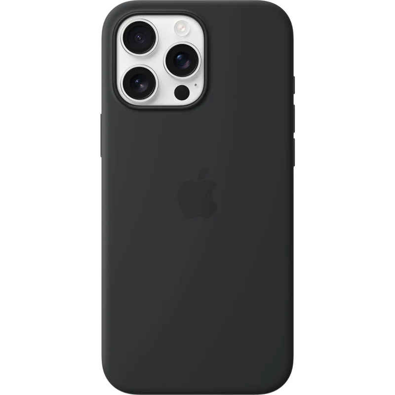 Apple iPhone 16 Pro Max Silicone Case with MagSafe (Black)