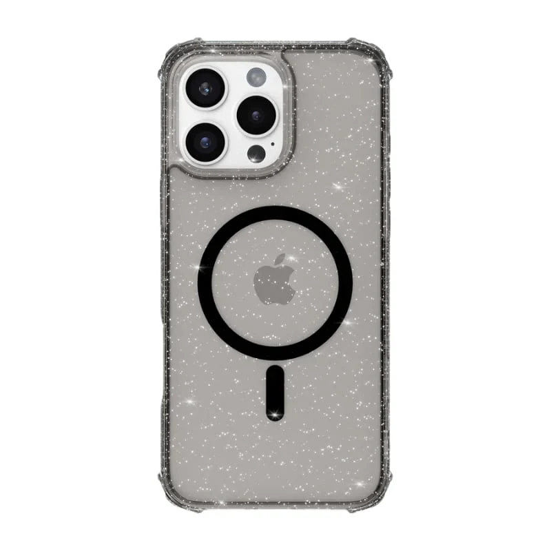 X-One Dropguard Pro Impact Protection Case for iPhone 16 Pro Max - Glitter Black