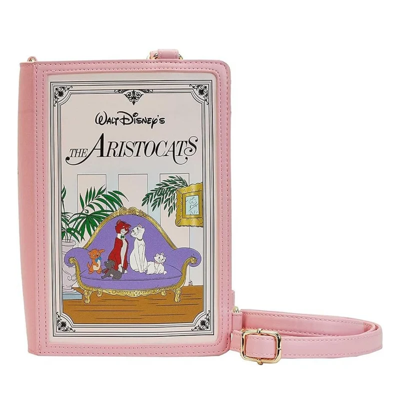 Loungefly Disney Aristocats - (1970) Book Convertible Crossbody Bag