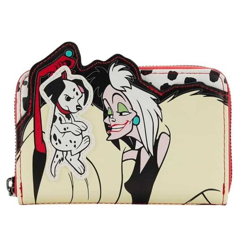 Loungefly Disney 101 Dalmatians - Cruella Scene Zip Around Wallet
