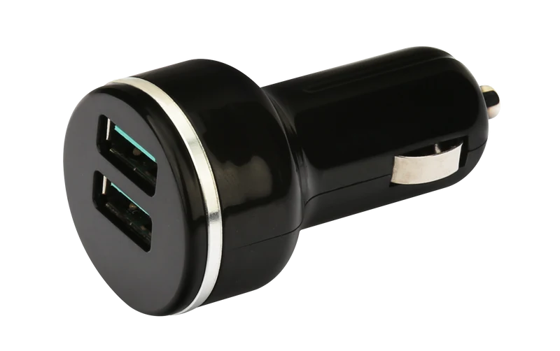 NÖRDIC 2xUSB snabb billaddare Quick Charger 3.0 18W