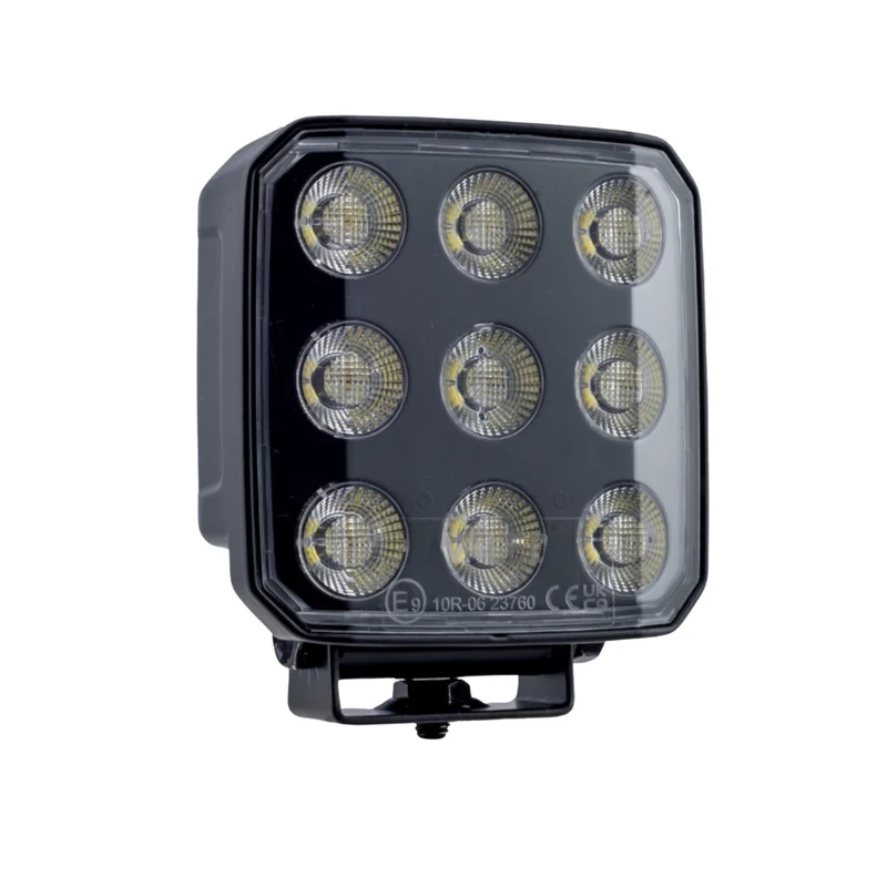 Dark Look LED-arbetsljus med böjd kant / 65W