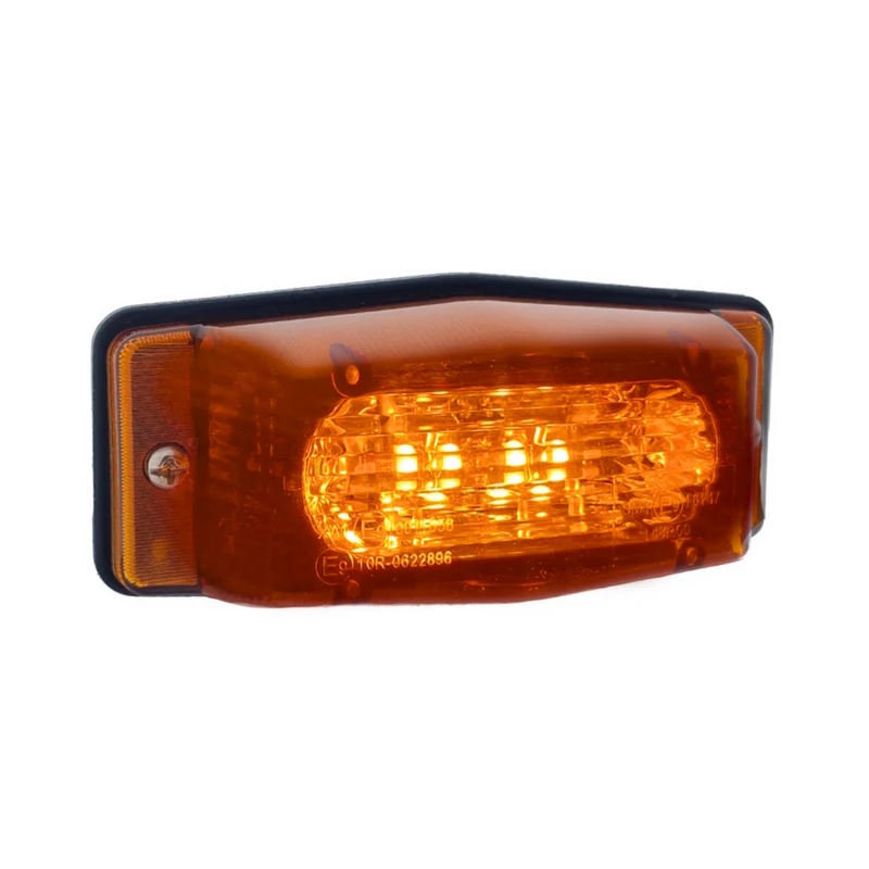 LED dubbelbrännare med bärnstensfärgad lins