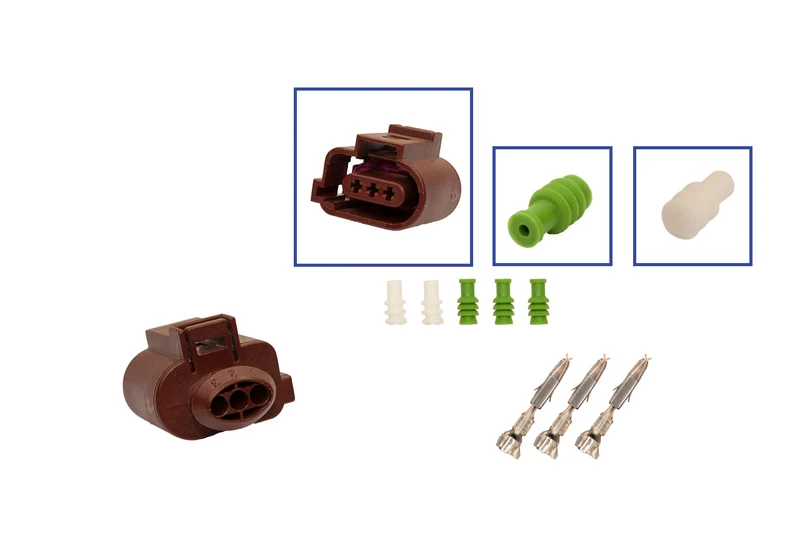 Repair kit connector 3 pin 3B0 973 703 A plug housing for VW Audi Seat Skoda