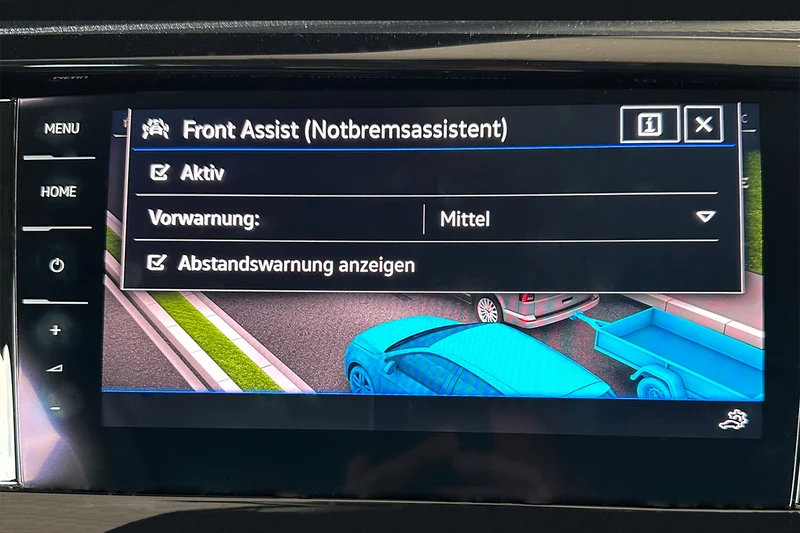 Emergency Brake Assistant Front Assist incl. City Emergency Brake Assistant for VW T6.1 SH