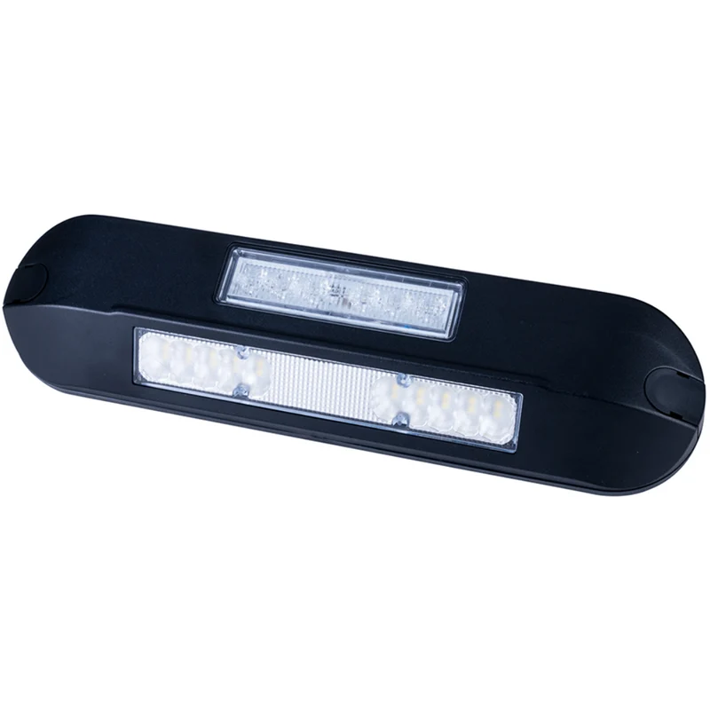 Horpol LED-scenlampa med varningsblixtljus